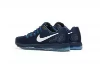 nike zoom all flyknit runners et casual bleu vert fluorescent